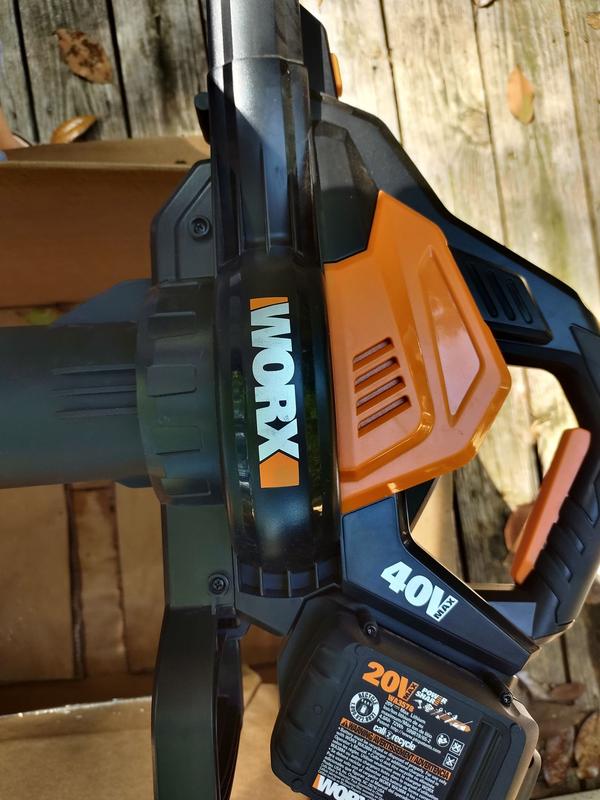 WORX WG583.9 40V Power Share 3 in 1 Cordless Leaf Blower Vacuum