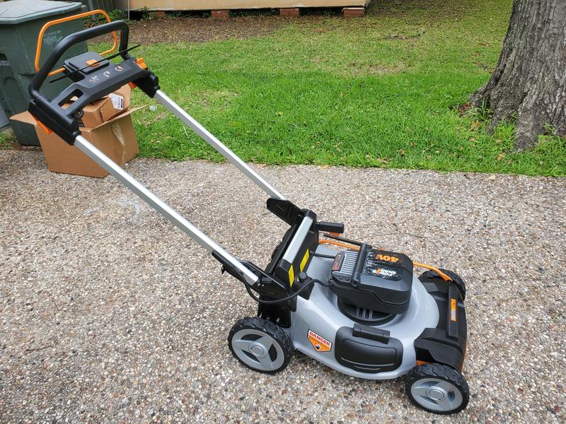 Nitro 40-Volt (2x20) Cordless Self-Propelled 3-In-1 Lawn Mower, Brushless  Motor, 20-In. Deck