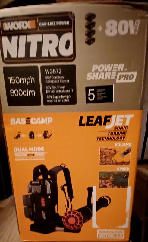 NITRO 80V Backpack blower