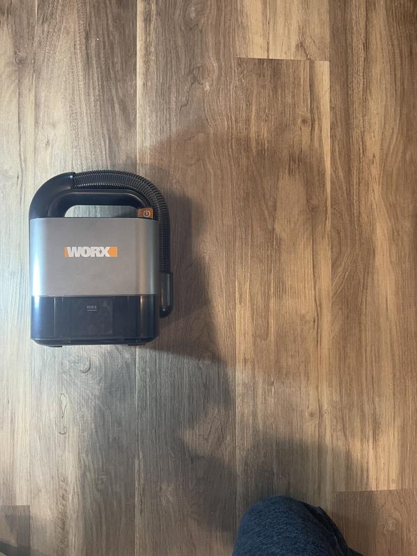 Worx Cube Vac cleaned up everything!