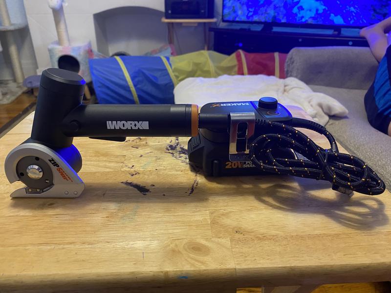 20V MAKERX ZipSnip Mini Rotary Cutter Tool Only WORX