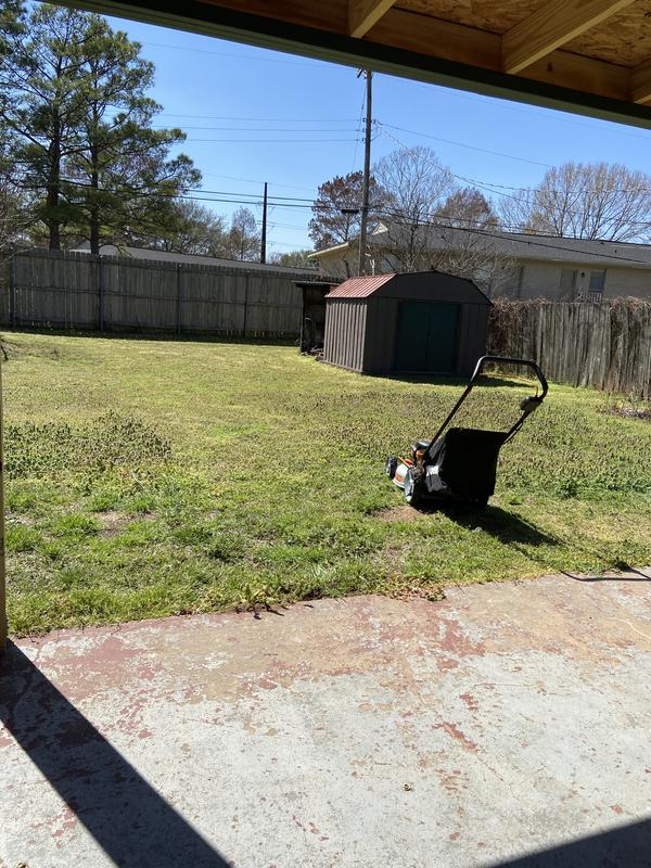 Half way done and my mower is the greatest!