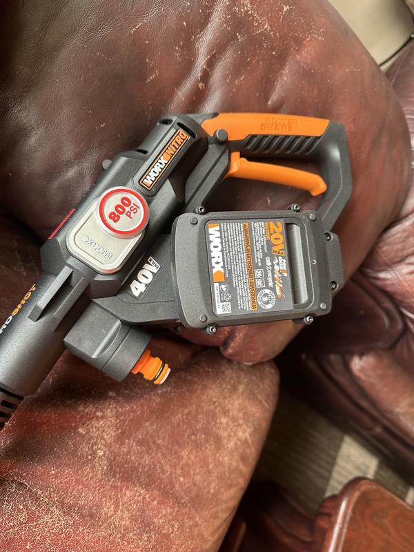 WORX NITRO POWER SHARE 800 PSI 0.92 GPM Gallons Cold Water