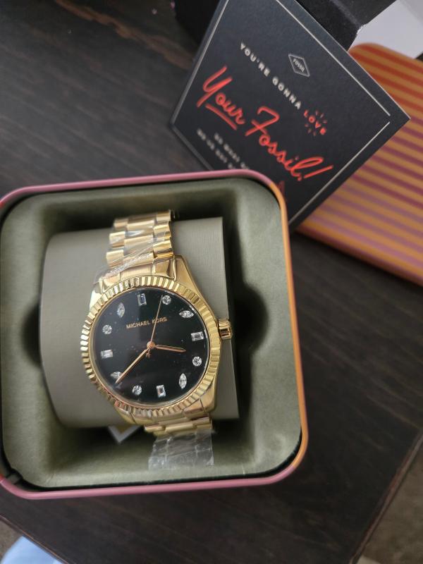 MICHEAL KORS腕時計 Michael Kors Lexington Three-Hand Stainless Steel Watch
