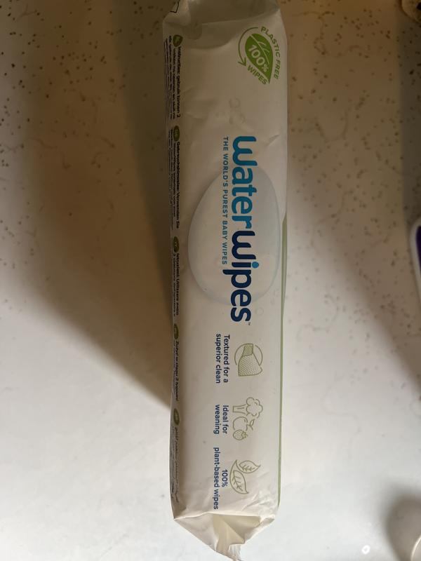 Waterwipes Plastic-Free Textured Clean, Toddler & Baby Wipes, 99.9% Water  Based