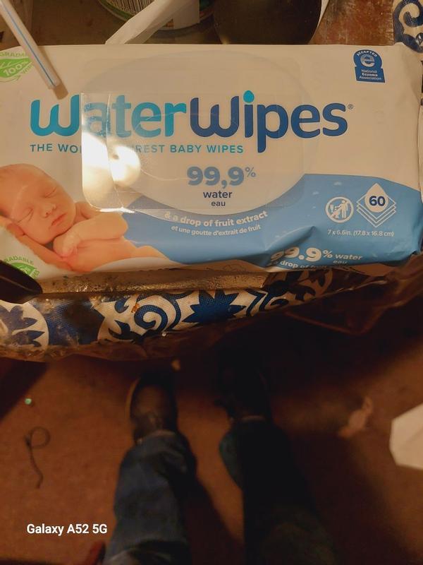 Water Wipes Baby Unscented,1pk(60 Wipes)