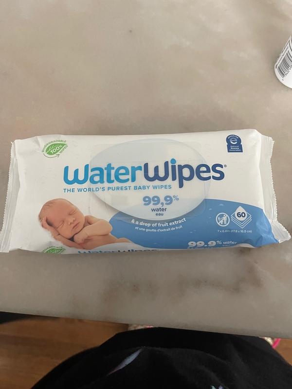 Water Wipes Baby Unscented,1pk(60 Wipes)
