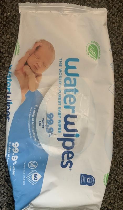 WaterWipes Adult Wipes, Hypoallergenic for Sensitive Skin