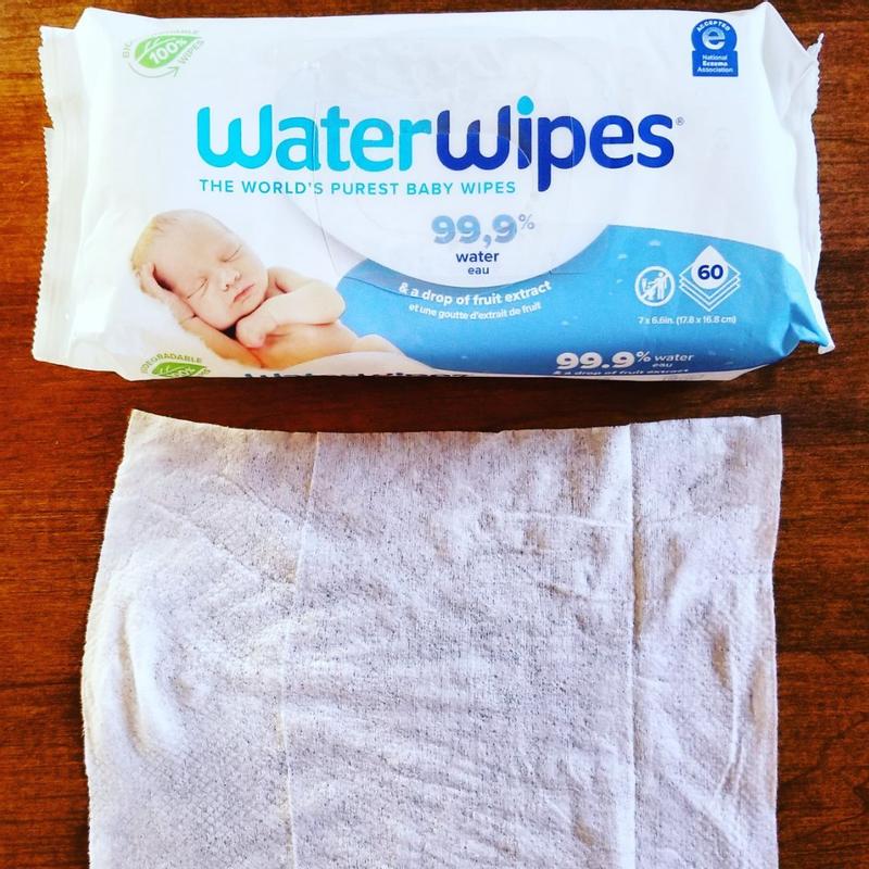 WaterWipes Plastic-Free Original Baby Wipes, Hypoallergenic for