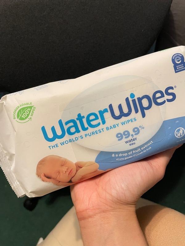 Waterwipes Plastic-free Original Unscented 99.9% Water Based Baby Wipes -  60ct : Target