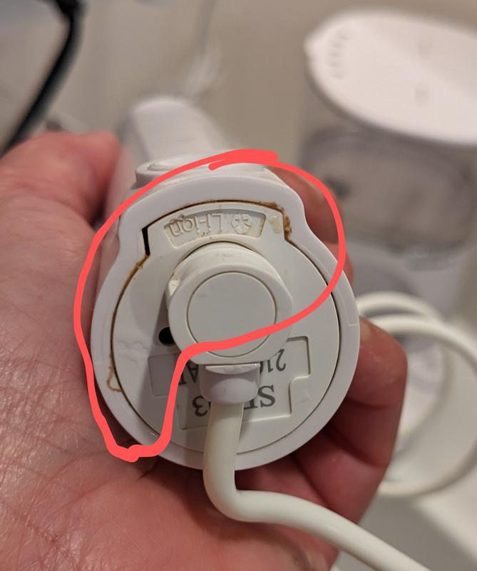 seal isn't tight, water gets in, gets cruddy. concerned that water is close to wires