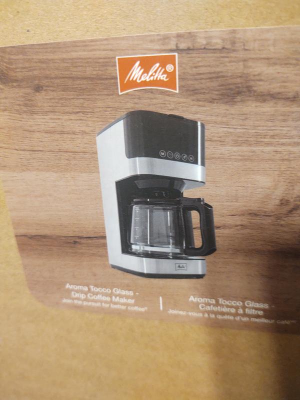 Melitta Aroma Tocco Plus 12-Cup Stainless Steel Hot and Iced Drip Coffee  Maker