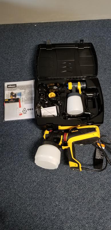 Wagner flexio 3000 handheld store hvlp paint sprayer