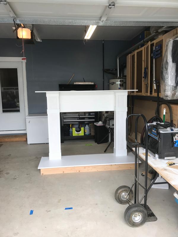 My finished and sprayed Mantle