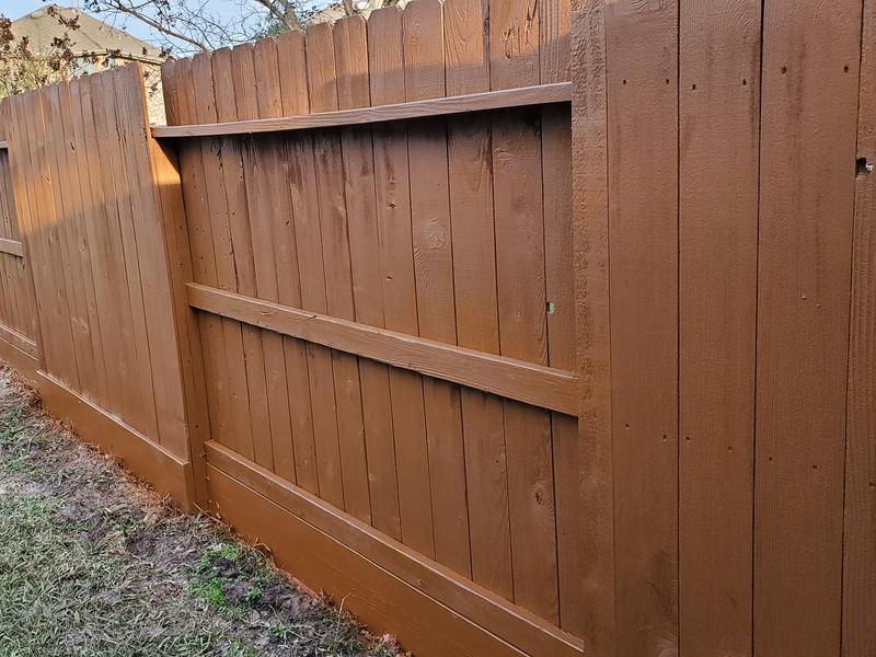 Fixing a fence section