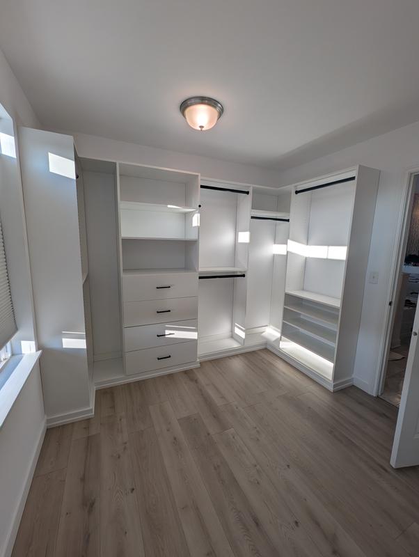 After - our new Master closet!