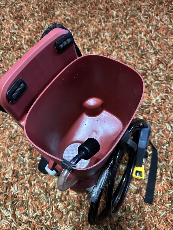 Tank holds over a gallon