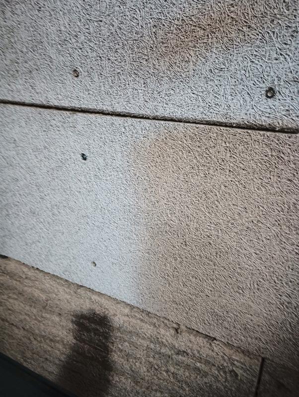 Partial paint on the rough sound board