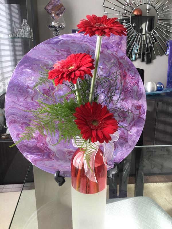 Painting acrilic pour