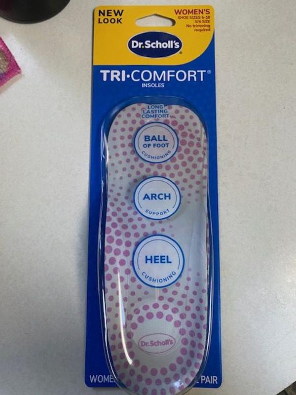 Dr. Scholl's Comfort Tri-Comfort Insoles For Women 6-10