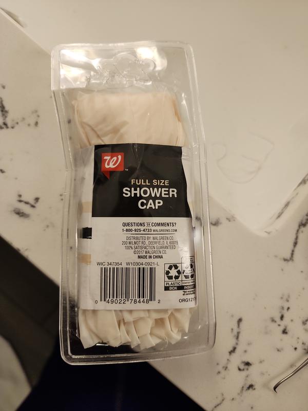 Shower cap walgreens new arrivals