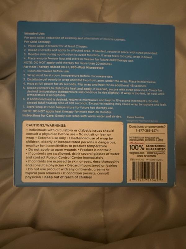 Walgreens Reusable Hot and Cold Compression Wrap