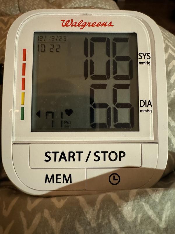 Walgreens Auto Wrist Blood Pressure Monitor