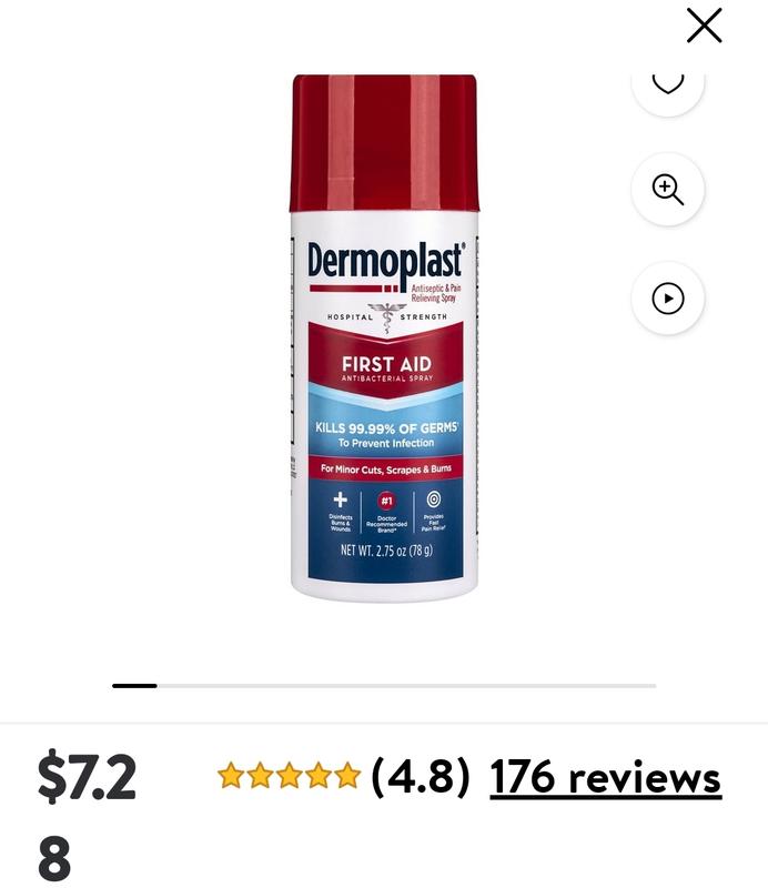 Dermoplast Pain Relieving Spray- 2 oz (Pack of 2)