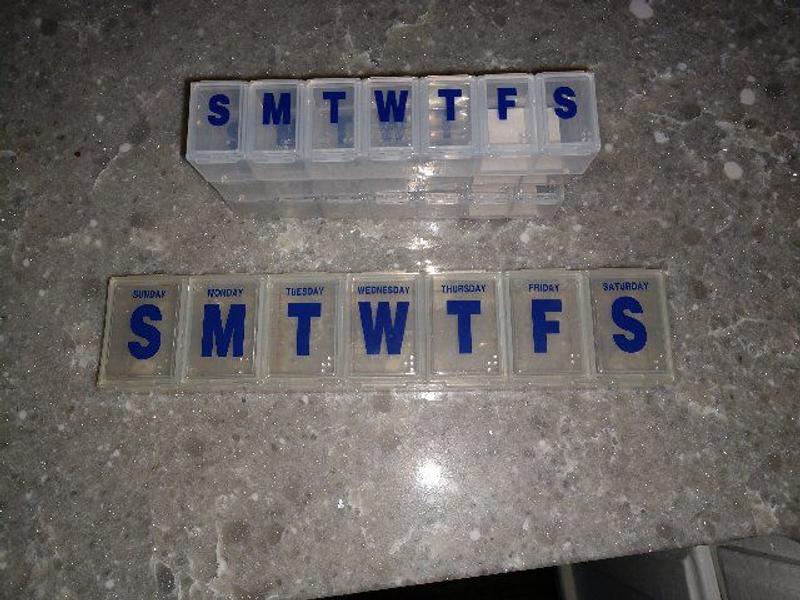 Walgreens Pill Organizer with Push Button Extra Large