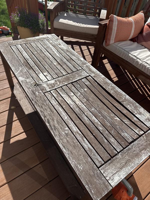 Walker Edison Arcadia 7 -Piece Brown Patio Dining Set Extendable Table ...