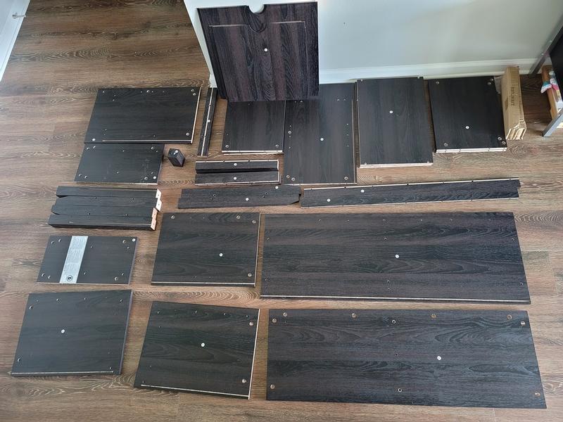 All pieces layed out