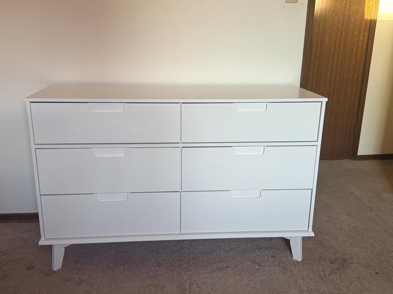 sloane mid century modern 3 drawer dresser reviews Sloane Mid-Century Modern Solid Wood Dresser