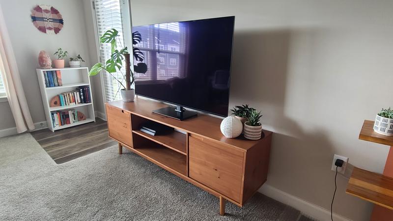Reviews for Walker Edison Furniture Company 70 in. Walnut Reviews for Walker Edison Furniture Company 70 in. Walnut