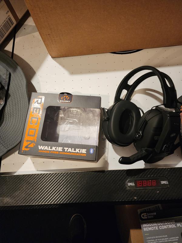 Ear muffs & walkie-talkie