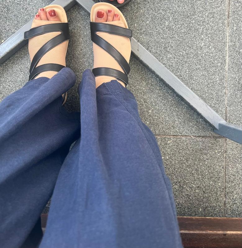 Customer photo for "Great walking sandals"