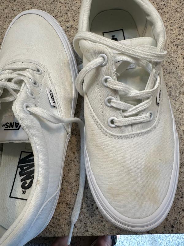 Customer photo for "Shoes turn yellow!"