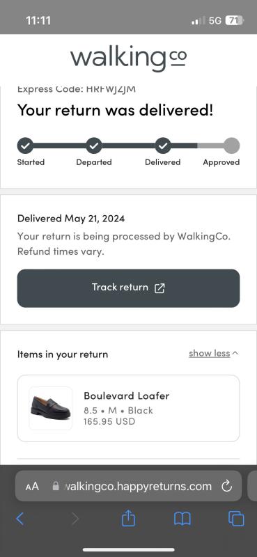 Customer photo for "I returned the item a month ago and haven’t received my money back"
