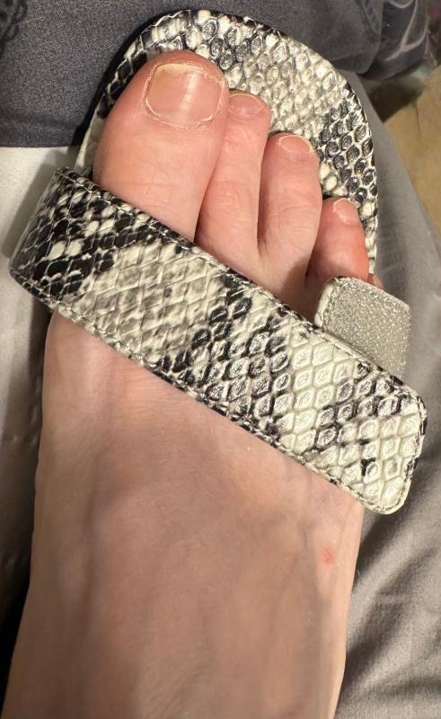 Customer photo for "Hate the Velcro strap"
