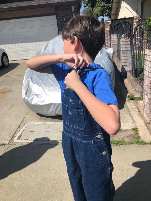 youth denim overalls