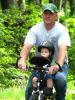 weeride kangaroo center mounted child carrier for bikes