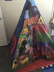 disney minnie mouse teepee sleeping bag set with bonus pillow