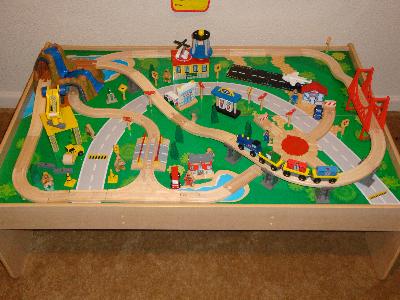 kidkraft waterfall train set