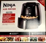 NINJA AF101C, Air Fryer, 3.8L Less Oil Electric Air Frying, Equipped with  Crisper Plate + Multi-Layer Rack + Non Stick Basket, Programmable Control  Panel, Black, 1550W, (Canadian Version) 