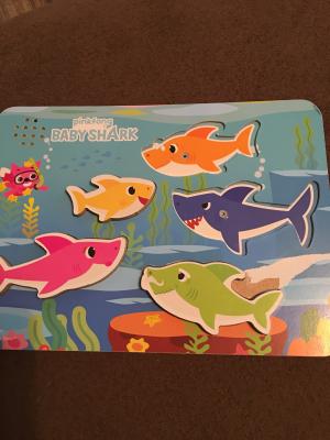 pinkfong baby shark wooden puzzle