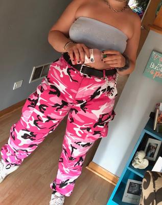 pink fatigue pants