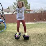 Moon Shoes Bouncy Shoes. Big Time Toys , Mini Trampolines For your Feet,  One Size, Black, New and improved, Bounce your way to fun, Very durable, No  tool assembly, Athletic development, up