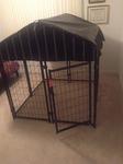 Lucky Dog 52"H x 4'W x 4'L Pet Resort Kennel with Cover - Walmart.com