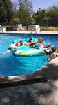 inflatable lake mat