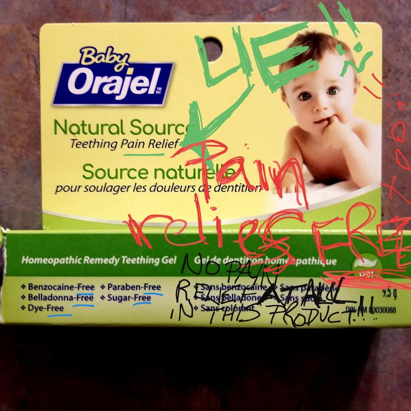 Baby best sale orajel naturals