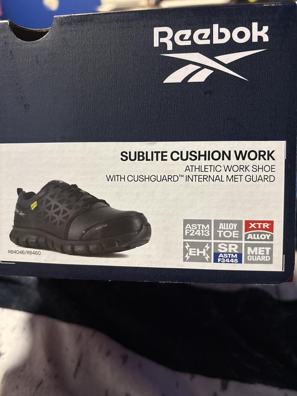Reebok Sublite Cushion Work - RB4046 - Men's Met Guard Shoes Reebok Sublite Cushion Work - RB4046 - Men's Met Guard Shoes